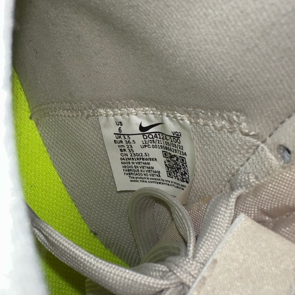 nike | women’s blazer mid ‘77 next nature white/cream/nude - Picture 6 of 8